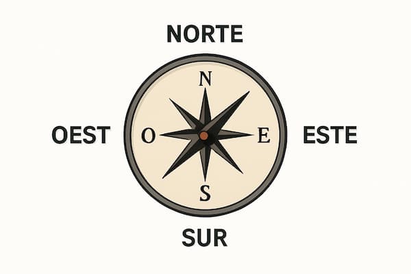 Compass directions in Spanish language